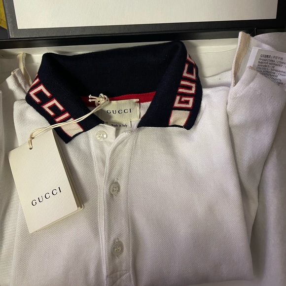 authentic💯❤️gucci❤️casual polo perfected conditions he used 2/3 time only❤️🙏 - Picture 15 of 15